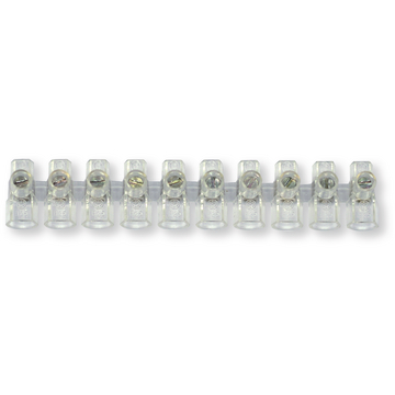 Boîte de 250 dominos transparents, capacité 4 mm²